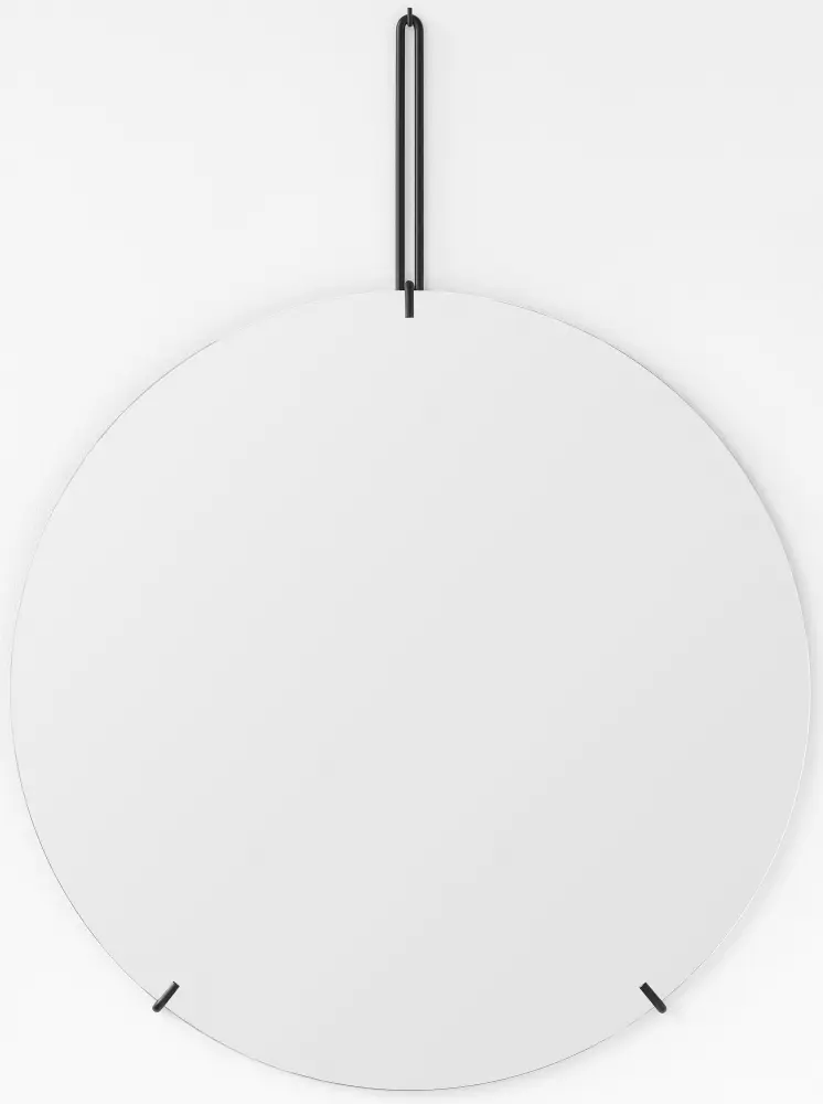 Moebe Moebe Wall Mirror Svart 70 cm Ø