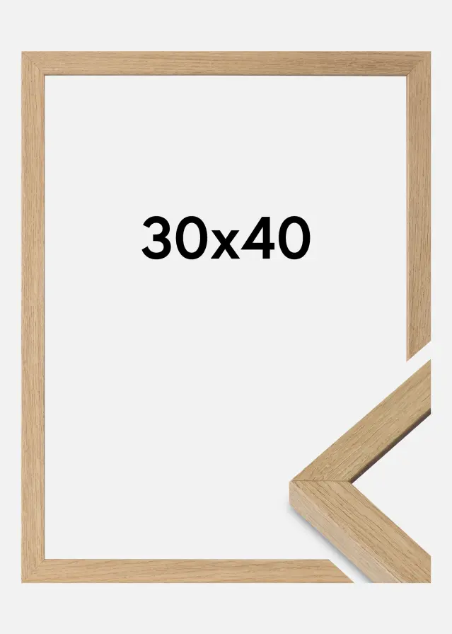 Mavanti Frame Hermes Acrylic Glass Natural Oak 30x40 cm
