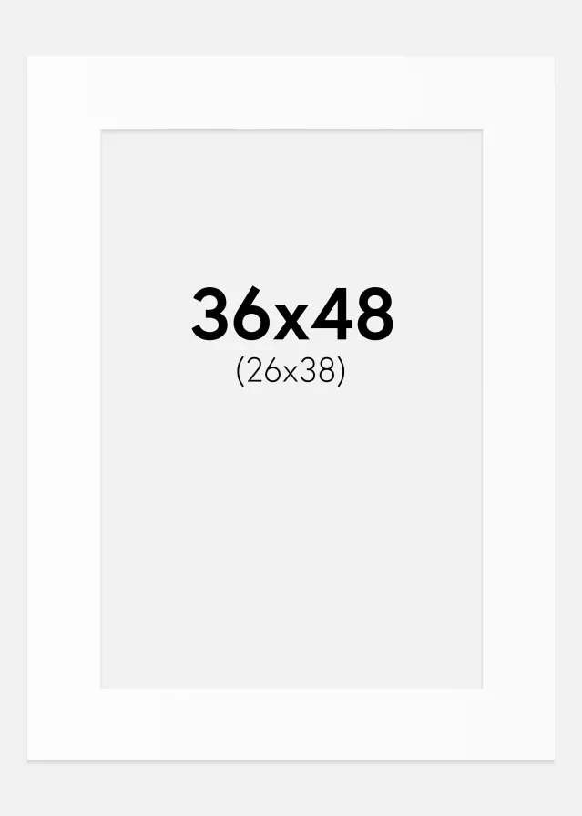 Artlink Mount White Standard (White Core) 36x48 cm (26x38)