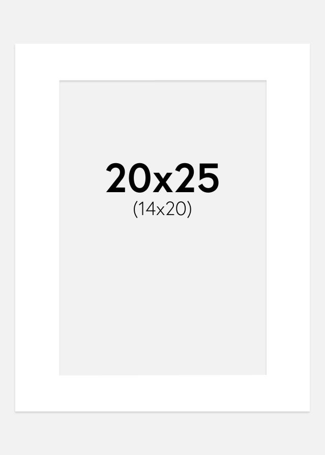 Galleri 1 Mount Super White (White Core) 20x25 cm (14x20)