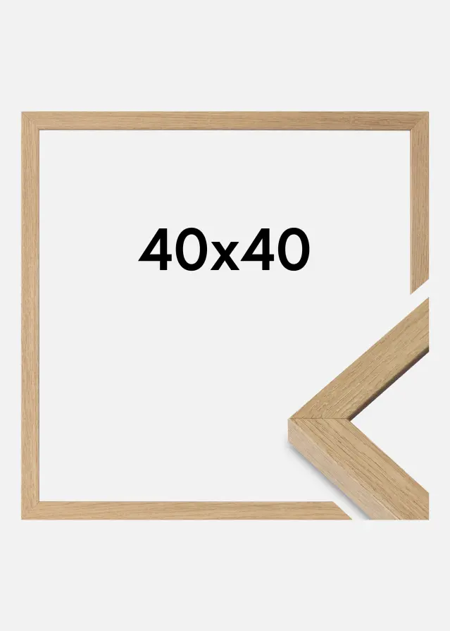 Mavanti Frame Hermes Acrylic Glass Natural Oak 40x40 cm