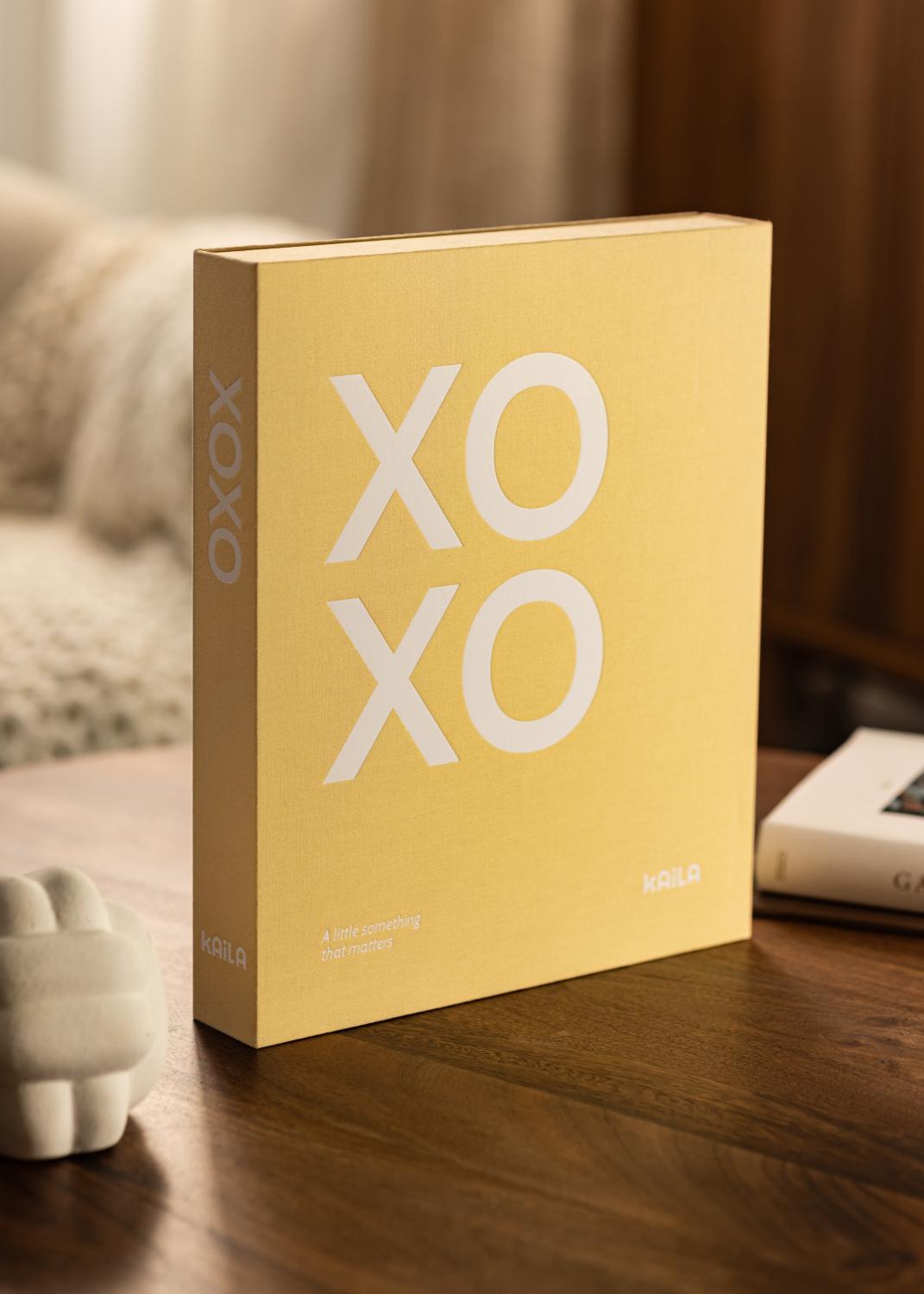 Product Image for KAILA XOXO Yellow - Coffee Table Photo Album (60 Black Pages)