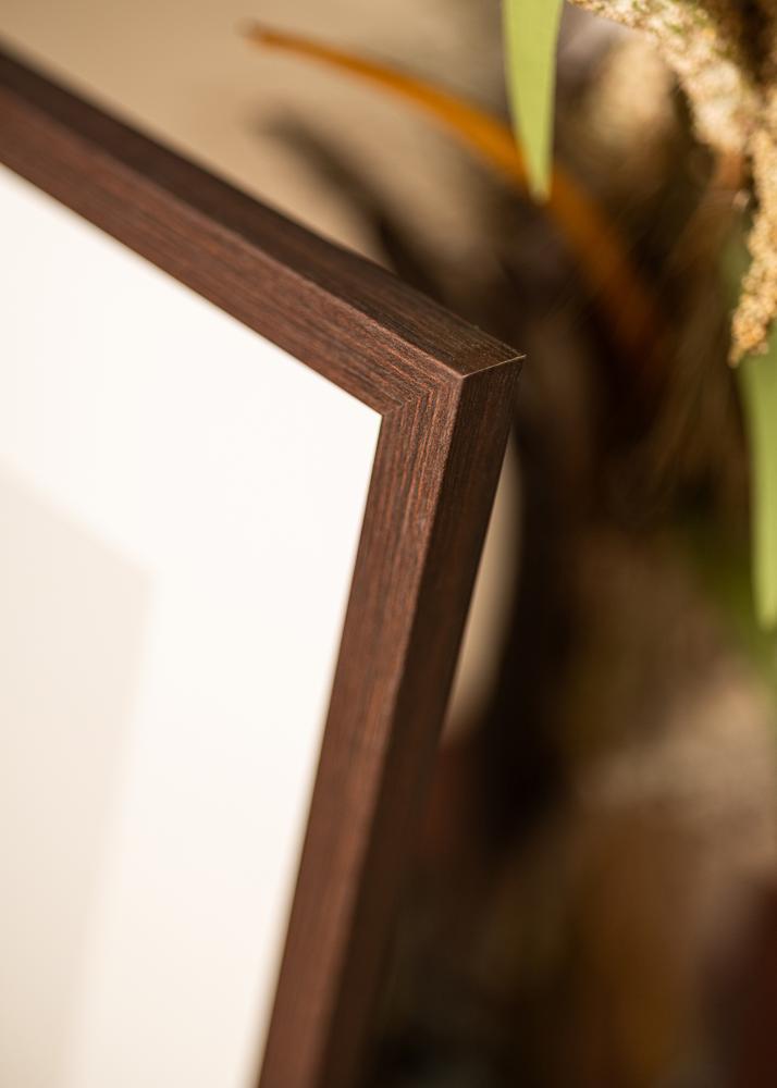 BGA Frame Modern Acrylic Glass Walnut 40x50 cm