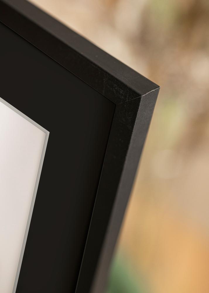Ram med passepartou Frame Trendy Black 20x30 cm - Picture Mount Black 10x20 cm