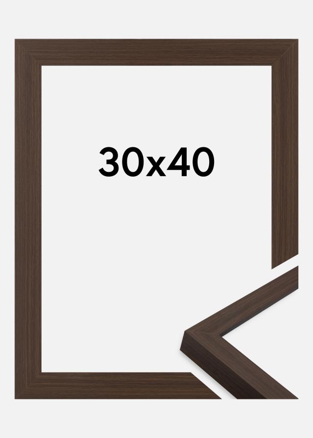 Jämtlands Ramfabrik Frame Wells Acrylic Glass Brown 30x40 cm