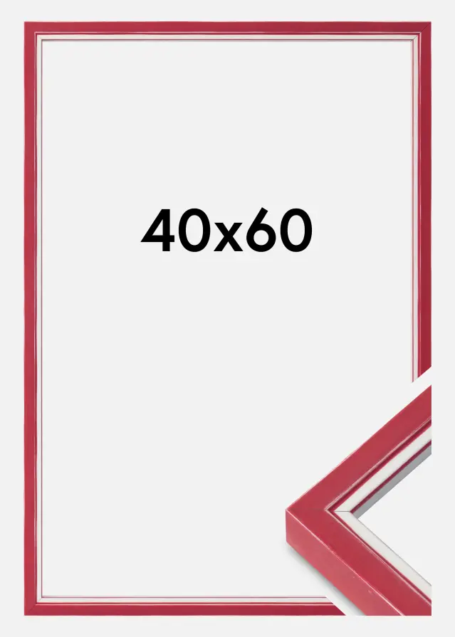 Mavanti Frame Diana Acrylic Glass Red 40x60 cm