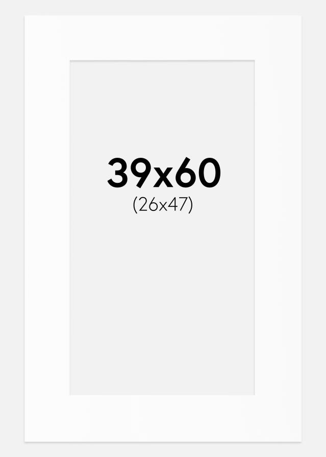 Artlink Mount White Standard (White Core) 39x60 cm (26x47)