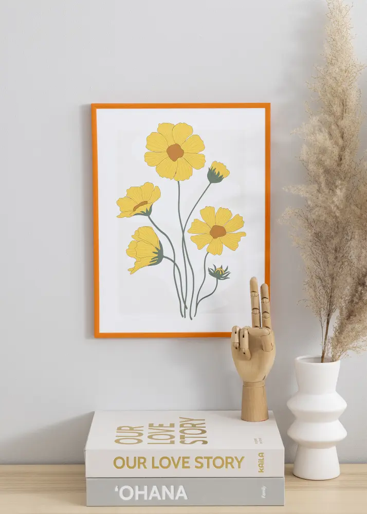 Walther Frame New Lifestyle Acrylic Glass Light Orange 30x40 cm