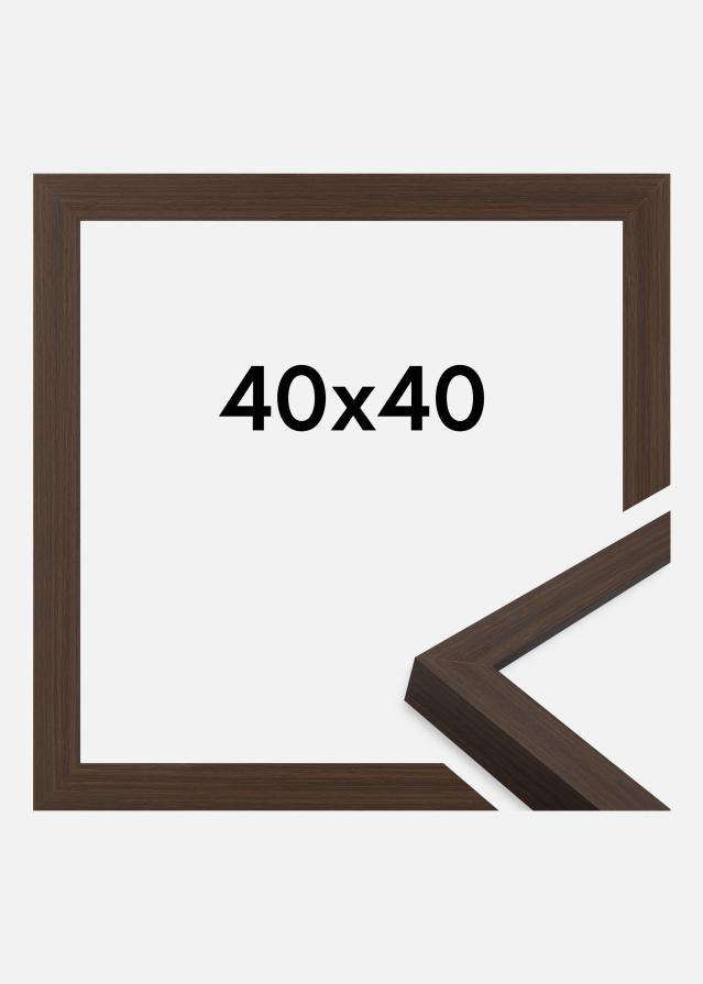 Jämtlands Ramfabrik Frame Wells Acrylic Glass Brown 40x40 cm