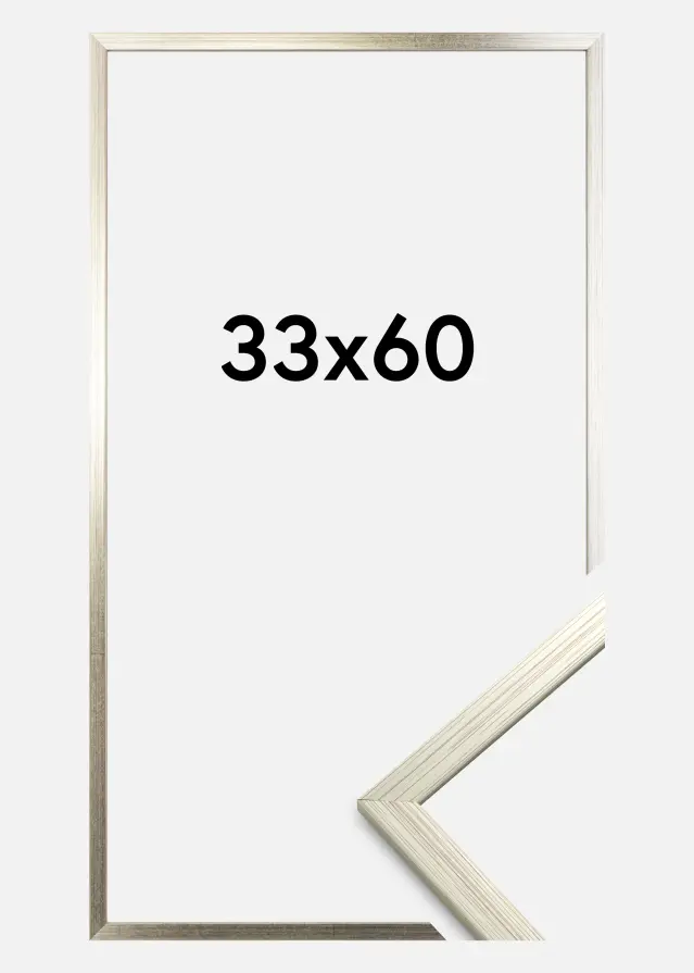 Galleri 1 Frame Edsbyn Silver 33x60 cm
