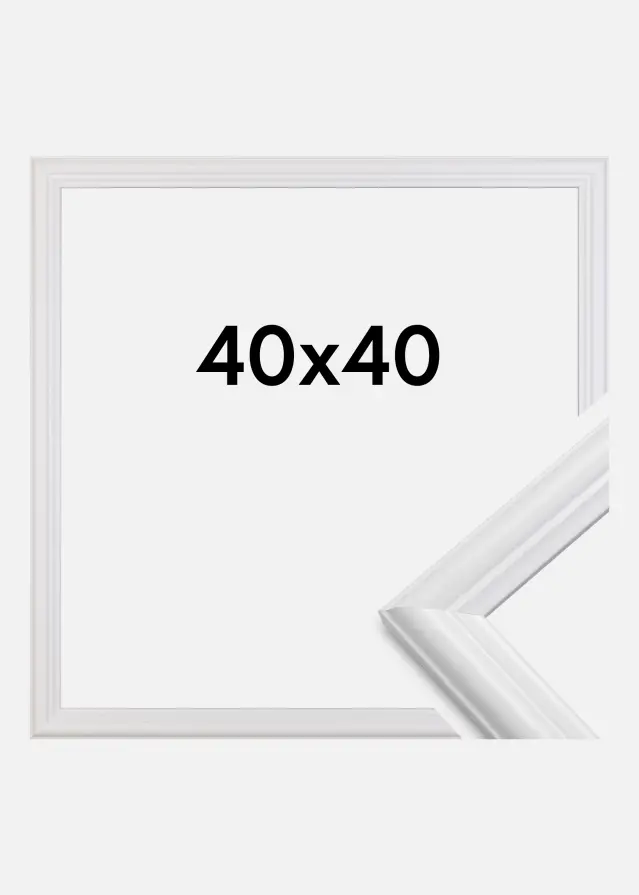Galleri 1 Frame Siljan White 40x40 cm