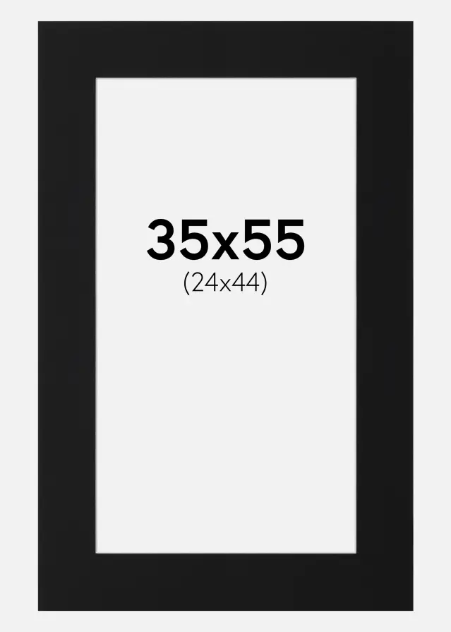 Artlink Mount Black Standard (White Core) 35x55 cm (24x44)