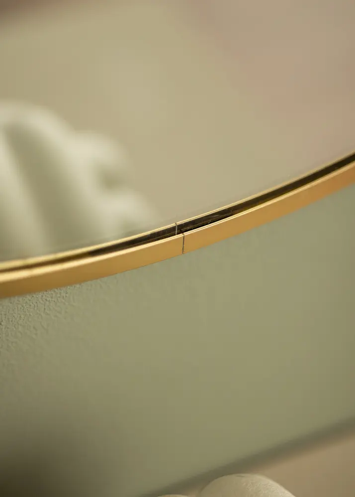 Artlink Round Mirror Modern Gold 51 cm Ø