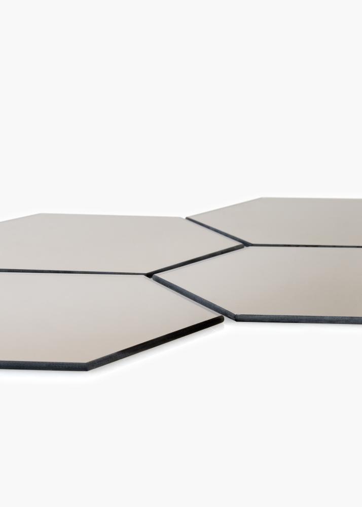 KAILA KAILA Mirror Hexagon Dark Bronze 18x21 cm - 5-pack