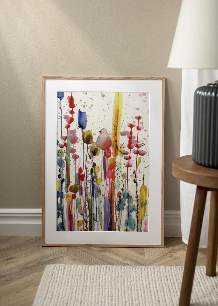 BGA Frame Smal Oak Acrylic Glass 32x32 cm