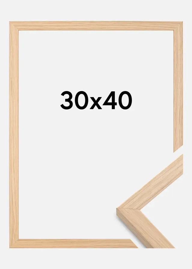 Galleri 1 Frame Grimsåker Acrylic Glass Oak 30x40 cm