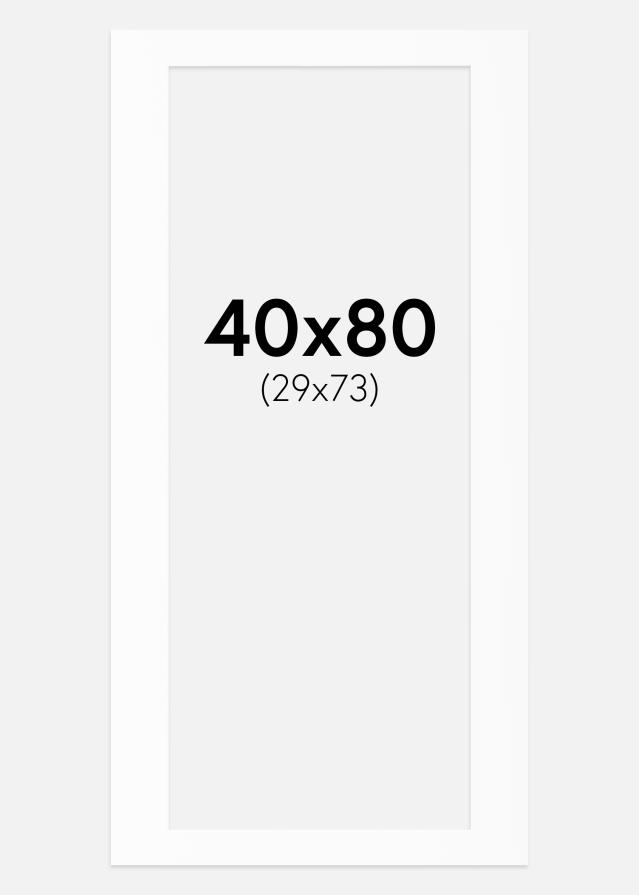 Galleri 1 Mount Canson White (White Core) 40x80 cm (29x73)