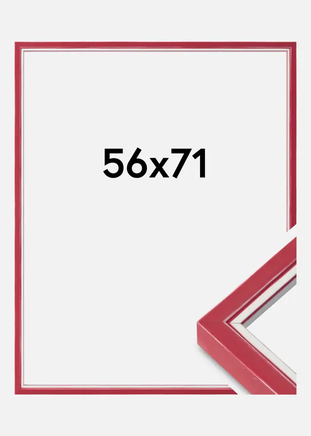 Mavanti Frame Diana Acrylic Glass Red 56x71 cm