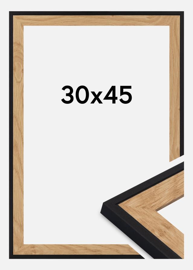 Jämtlands Ramfabrik Frame Iris Acrylic Glass Black 30x45 cm