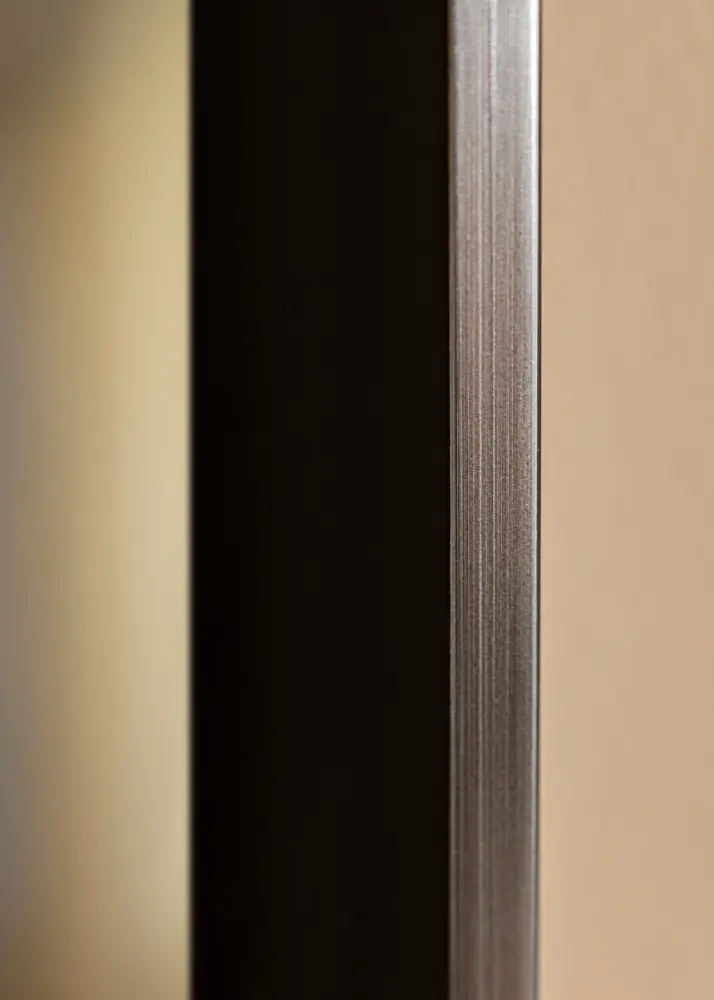 Ramverkstad Mirror Öjaren Black-Silver - Custom Size