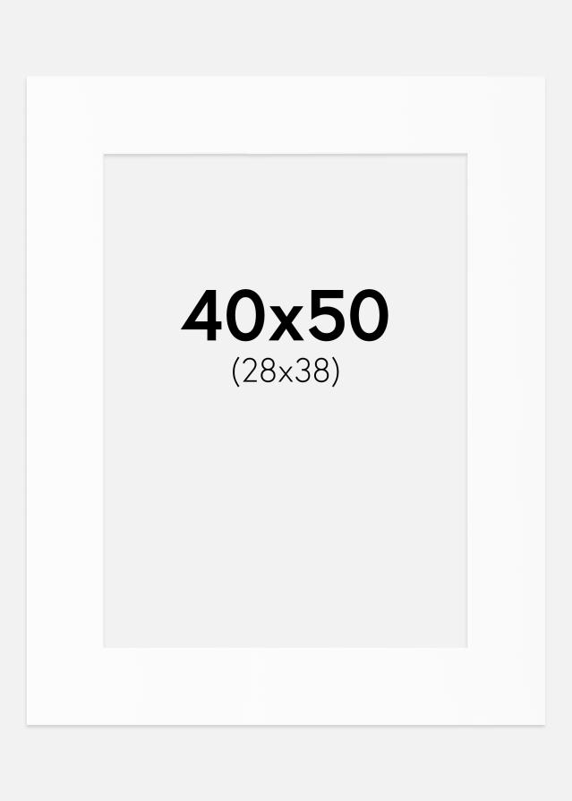 Artlink Mount White Standard (White Core) 40x50 cm (28x38)