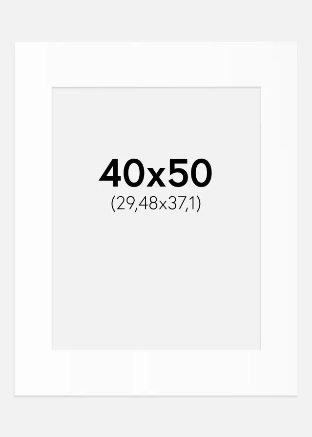 Artlink Mount White Standard (White Core) 40x50 cm (29,48x37,1)
