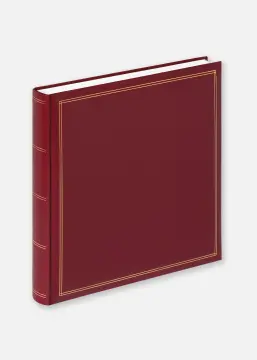 Walther Monza Album Classic Red - 34x33 cm (60 White pages / 30 sheets)
