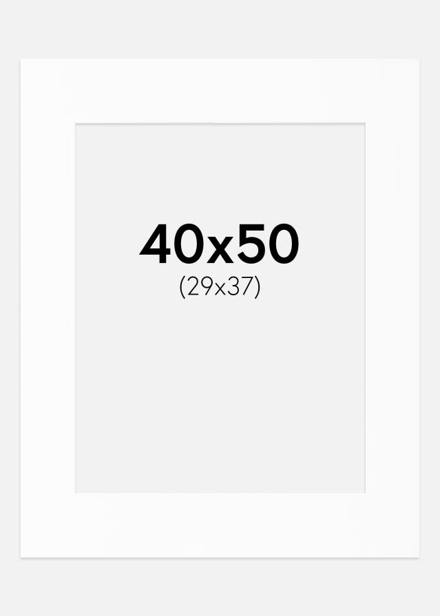 Artlink Mount White Standard (White Core) 40x50 cm (29x37)