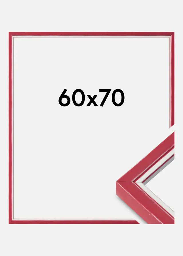 Mavanti Frame Diana Acrylic Glass Red 60x70 cm
