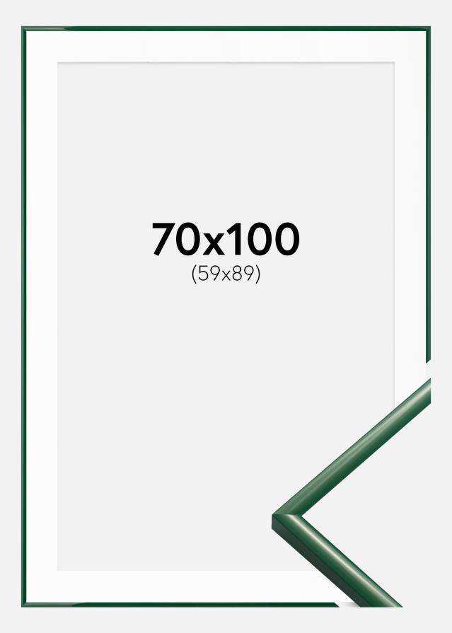 Ram med passepartou Frame New Lifestyle Moss Green 70x100 cm - Picture Mount White 60x90 cm