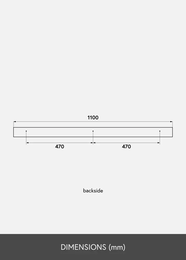 KAILA KAILA Picture Shelf Bamboo 110 cm