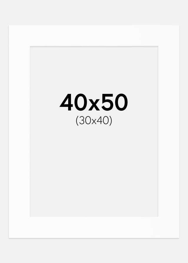 Artlink Mount White Standard (White Core) 40x50 cm (30x40)