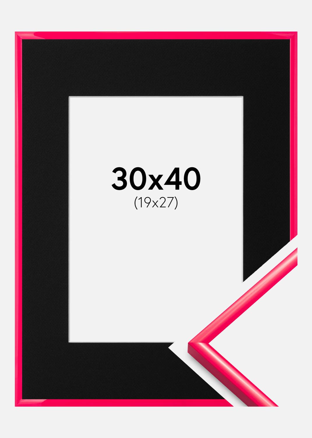 Product Image for Frame New Lifestyle Hot Pink 30x40 cm - Picture Mount Black 20x28 cm