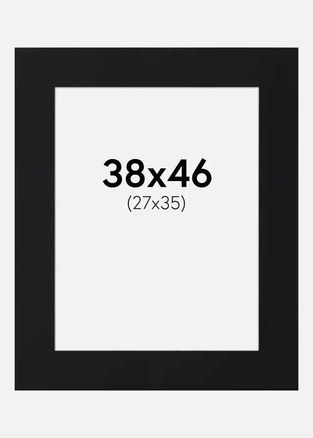Artlink Mount Black Standard (White Core) 38x46 cm (27x35)