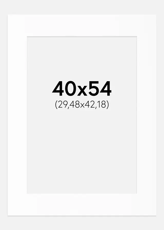 Artlink Mount White Standard (White Core) 40x54 cm (29,48x42,18)