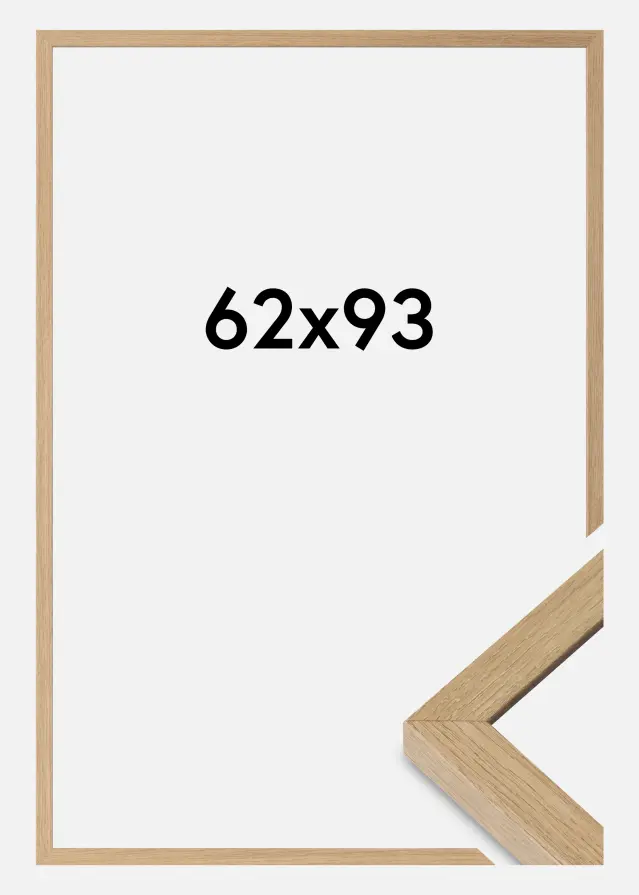 Mavanti Frame Hermes Acrylic Glass Natural Oak 62x93 cm