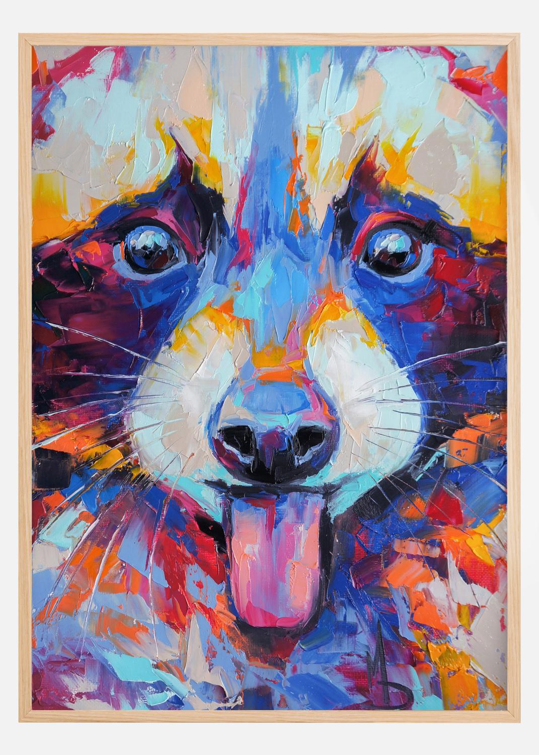 Product Image for Raccoon Painting II Poster (70x100 cm)