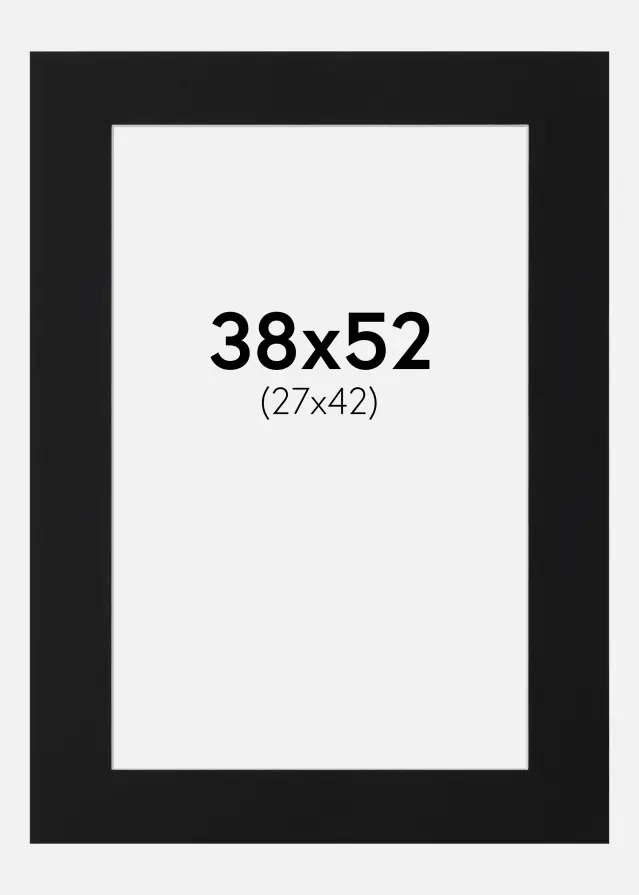 Artlink Mount Black Standard (White Core) 38x52 cm (27x42)