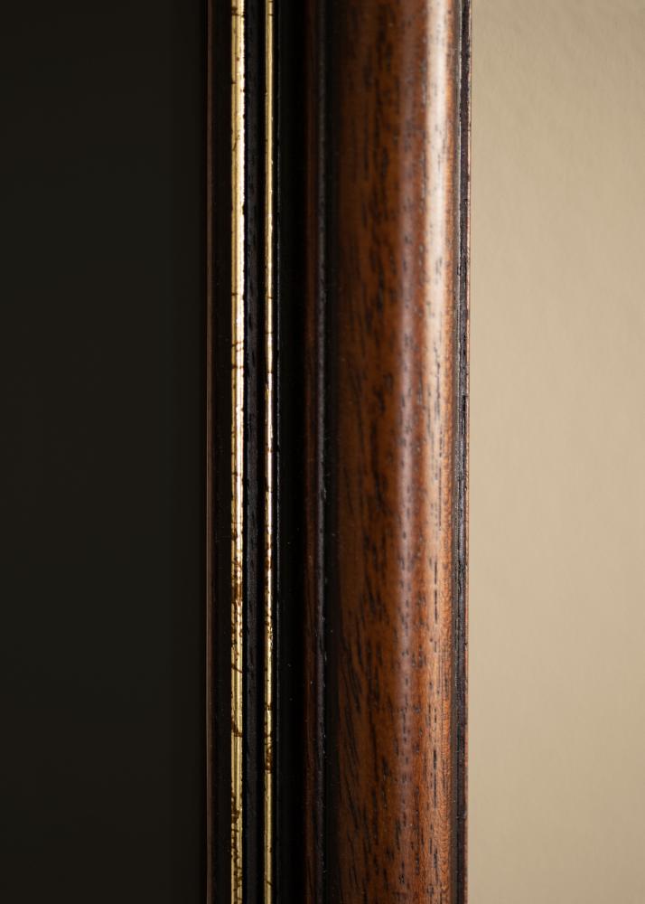 Ram med passepartou Frame Old Retro 30x40 cm - Picture Mount Black 21x29.7 cm (A4)