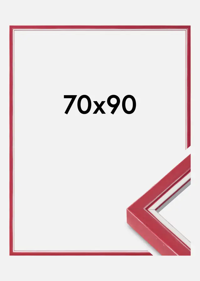 Mavanti Frame Diana Acrylic Glass Red 70x90 cm