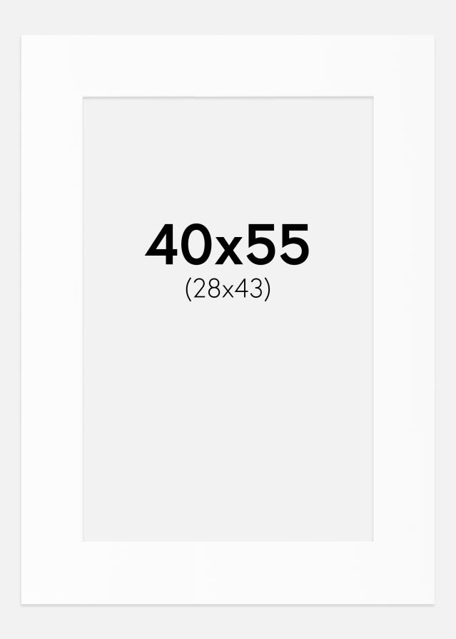 Artlink Mount White Standard (White Core) 40x55 cm (28x43)