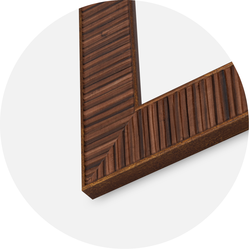 Jämtlands Ramfabrik Frame Agust Acrylic Glass Rosewood 59.4x84 cm (A1)