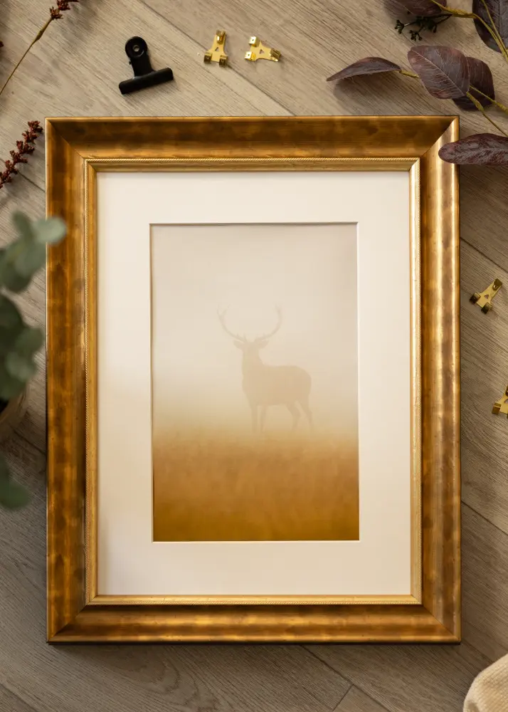 Ramverkstad Frame Åshammar Antique gold - Custom Size