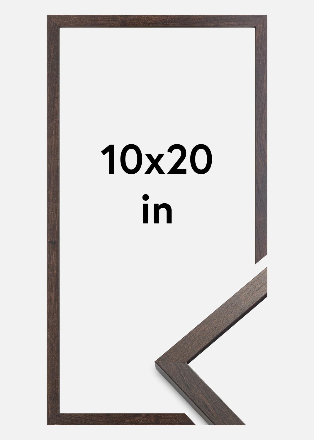 Product Image for Frame Trendy Acrylic Glass Walnut 10x20 inches (25,4x50,8 cm)