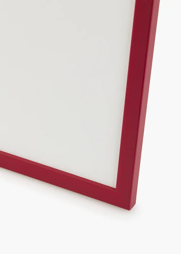 Ram med passepartou Frame Edsbyn Red 40x40 cm - Picture Mount Black 25x25 cm