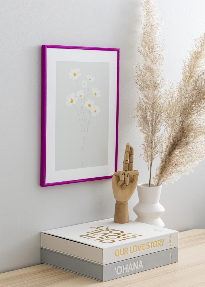 BGA Frame New Lifestyle Acrylic Glass Fuchsia 30x40 cm