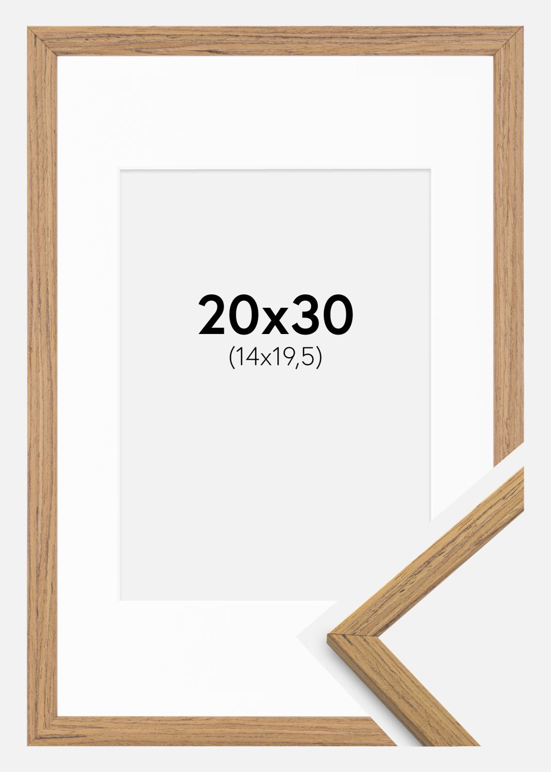 Product Image for Frame Edsbyn Teak 20x30 cm - Picture Mount White 15x21 cm (A5)