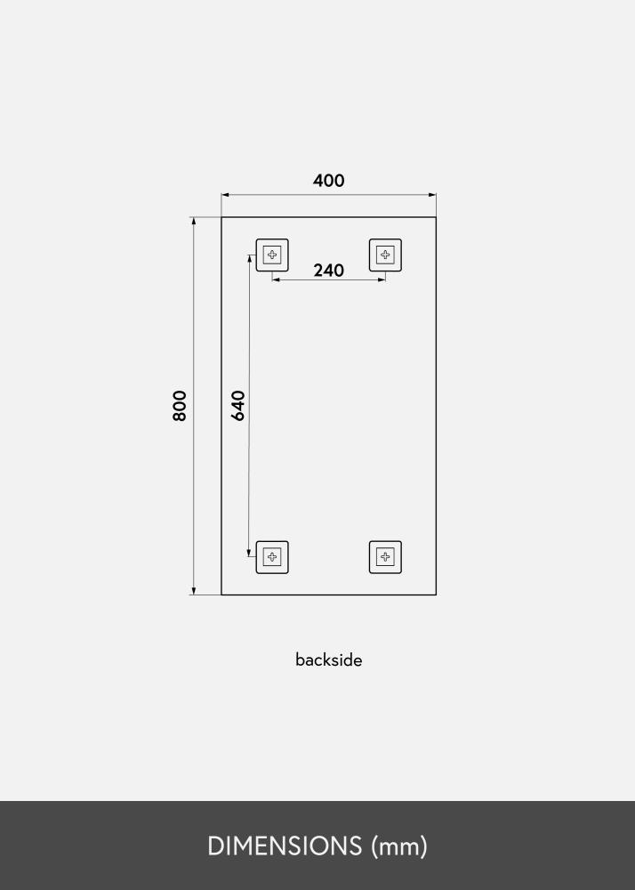 KAILA KAILA Mirror Sharp 40x80 cm