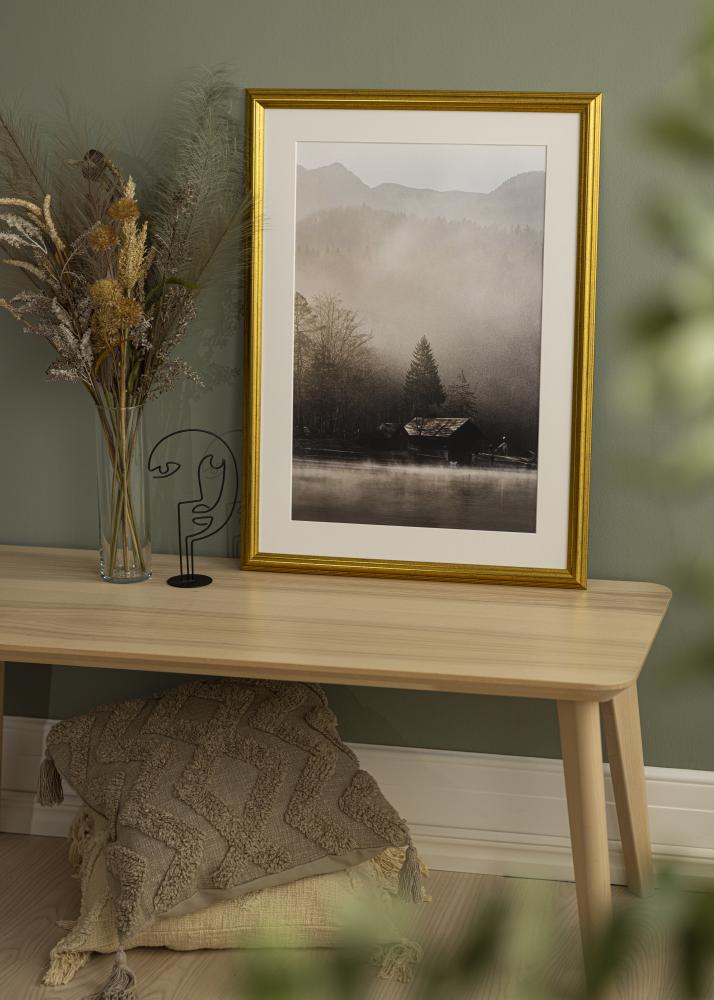 Jämtlands Ramfabrik Frame Västkusten Acrylic glass Gold 34x42 cm