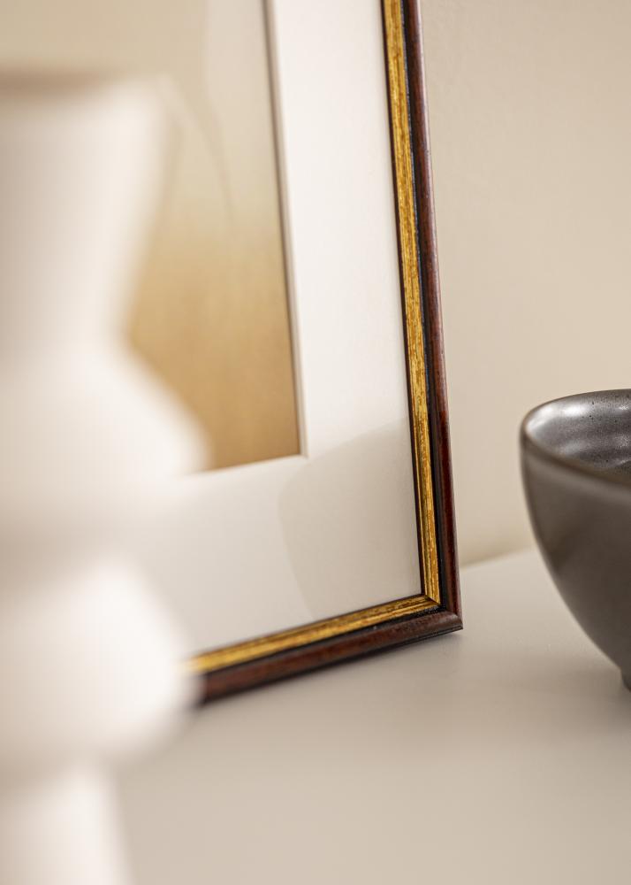 Ram med passepartou Frame Horndal Brown 34x42 cm - Mounts White 25x32 cm